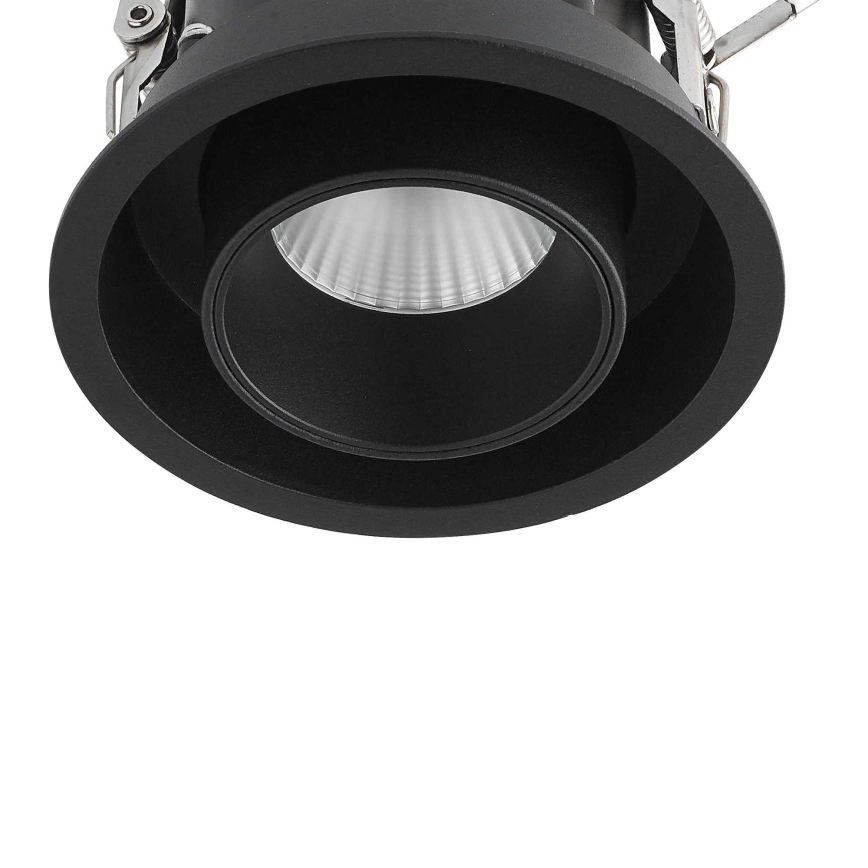 Ideal Lux - LED indbygningsspot NOVA LED/12W/230V 3000K CRI 90 Ø 10 cm sort