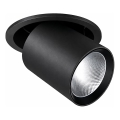 Ideal Lux - LED indbygningsspot NOVA LED/30W/230V 3000K CRI 90 Ø 15,4 cm sort