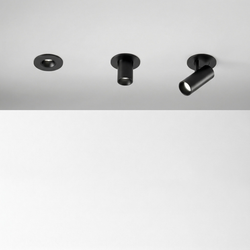 Ideal Lux - LED indbygningsspot NOVA LED/6W/230V 3000K CRI 90 Ø 6,8 cm sort