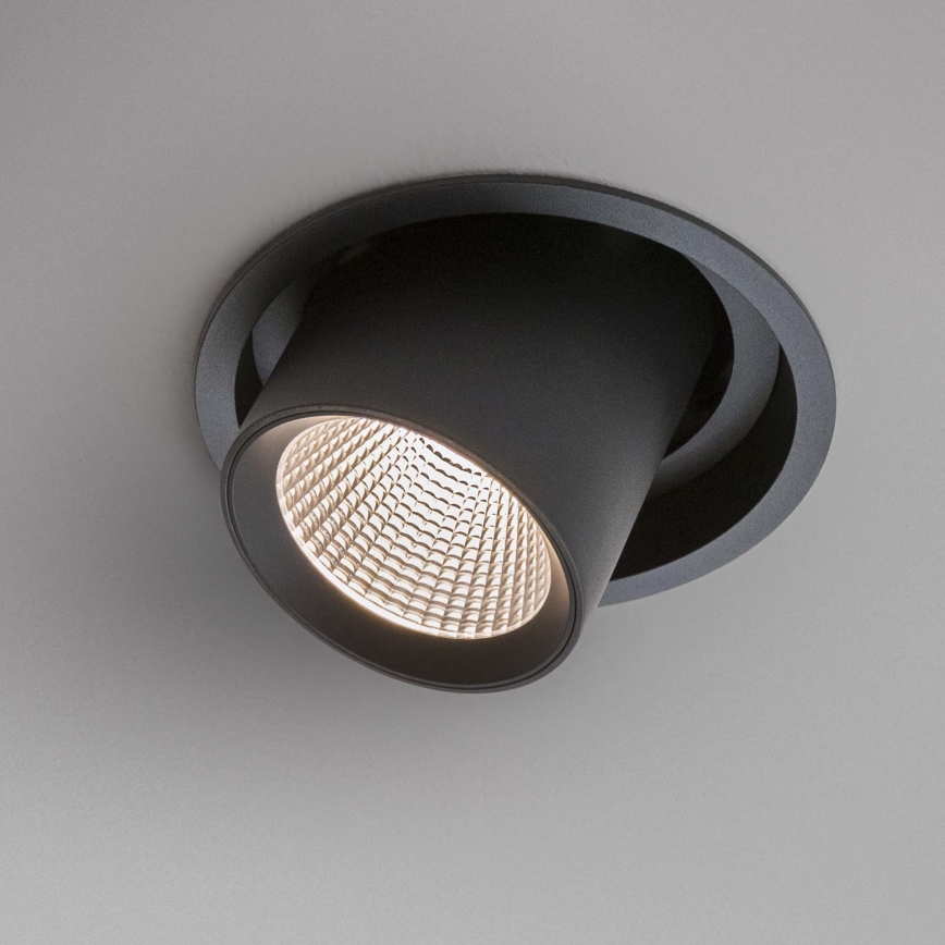 Ideal Lux - LED indbygningsspot NOVA LED/6W/230V 3000K CRI 90 Ø 6,8 cm sort