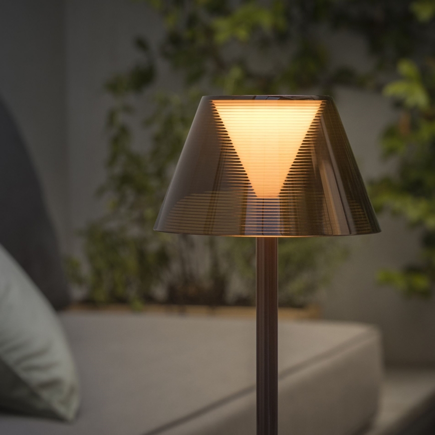 Ideal Lux - LED Lampe m. touch-funktion dæmpbar LOLITA LED/2,8W/5V 2200 mAh IP54 brun