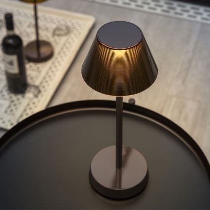 Ideal Lux - LED Lampe m. touch-funktion dæmpbar LOLITA LED/2,8W/5V 2200 mAh IP54 brun