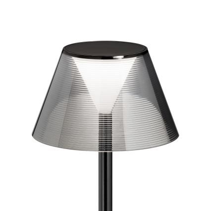 Ideal Lux - LED Lampe m. touch-funktion dæmpbar LOLITA LED/2,8W/5V 2200 mAh IP54 sort