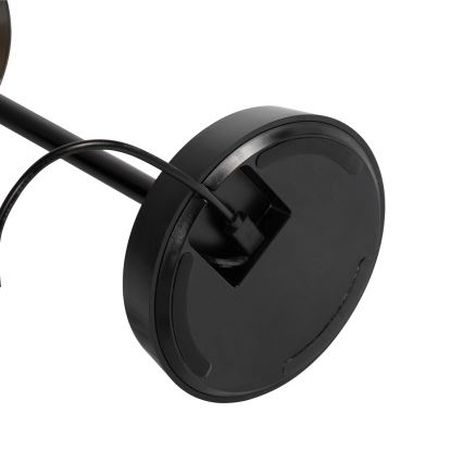 Ideal Lux - LED Lampe m. touch-funktion dæmpbar LOLITA LED/2,8W/5V 2200 mAh IP54 sort