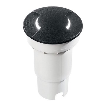 Ideal Lux - LED lampe til indkørsel CECI 1xGU10/4,5W/230V IP67 sort