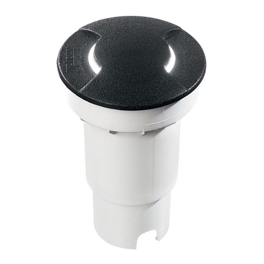 Ideal Lux - LED lampe til indkørsel CECI 1xGU10/4,5W/230V IP67 sort