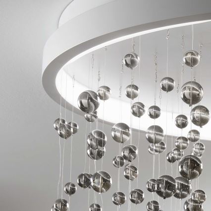 Ideal Lux - LED loftlampe dæmpbar ARMONY LED/56W/230V CRI 90 diameter 60 cm hvid