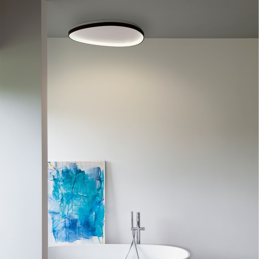 Ideal Lux - LED loftlampe dæmpbar GEMINI LED/42W/230V diameter 81 cm CRI 90 sort