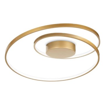 Ideal Lux - LED loftlampe dæmpbar OZ LED/48W/230V diameter 60 cm CRI 90 guldfarvet