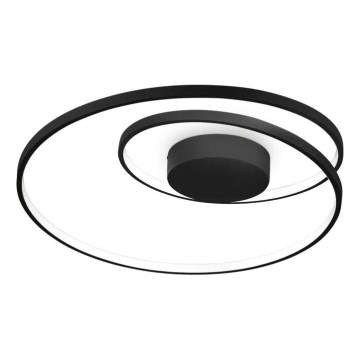 Ideal Lux - LED loftlampe dæmpbar OZ LED/48W/230V diameter 60 cm CRI 90 sort
