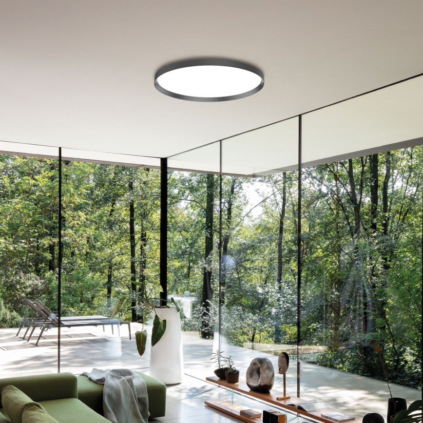 Ideal Lux - LED loftlampe FLY LED/26W/230V 2700K diameter 45 cm CRI 90 IP40 sort