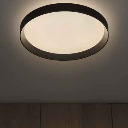 Ideal Lux - LED loftlampe FLY LED/26W/230V 2700K diameter 45 cm CRI 90 IP40 sort