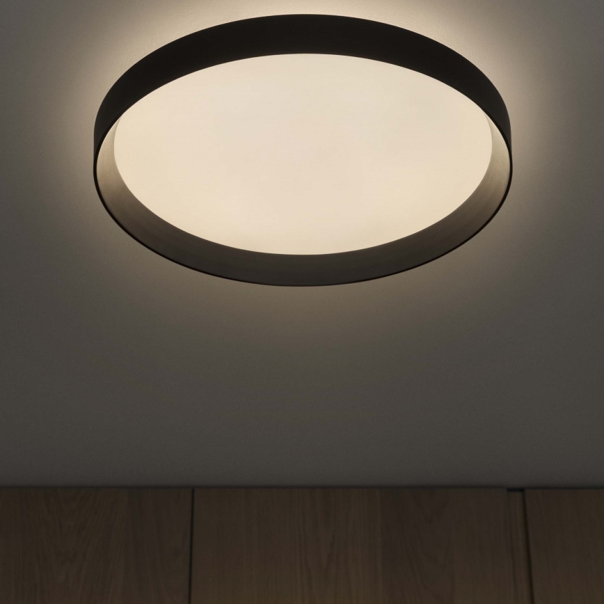 Ideal Lux - LED loftlampe FLY LED/26W/230V 2700K diameter 45 cm CRI 90 IP40 sort