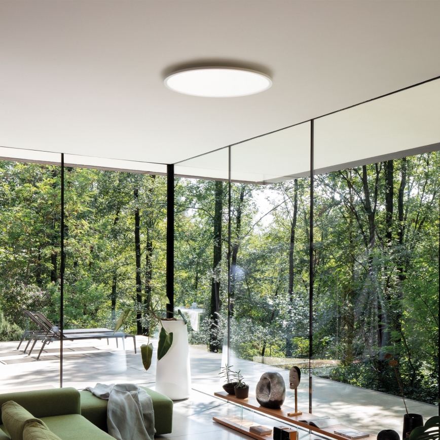 Ideal Lux - LED loftlampe FLY LED/68W/230V 3000K diameter 90 cm CRI 90 IP40 hvid