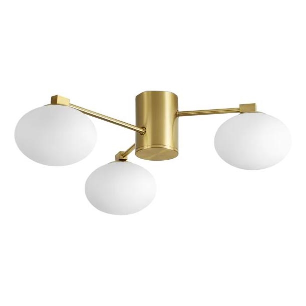 Ideal Lux - LED loftlampe HERMES 3xG9/3W/230V diameter 60 cm guldfarvet