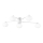 Ideal Lux - LED loftlampe HERMES 5xG9/3W/230V diameter 90 cm hvid