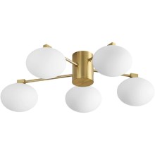 Ideal Lux - LED loftlampe HERMES 5xG9/3W/230V guldfarvet