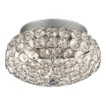Ideal Lux - LED loftlampe i krystal KING 3xG9/3W/230V diameter 25,5 cm skinnende krom