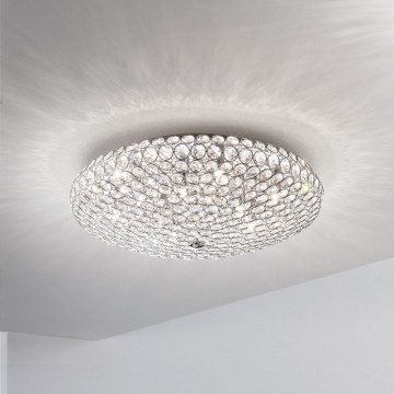 Ideal Lux - LED loftlampe i krystal KING 5xG9/3W/230V diameter 38 cm skinnende krom