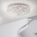 Ideal Lux - LED loftlampe i krystal KING 9xG9/3W/230V diameter 53,5 cm skinnende krom