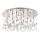 Ideal Lux - LED loftlampe i krystal MOONLIGHT 15xG9/3W/230V diameter 80 cm skinnende krom