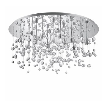 Ideal Lux - LED-loftlampe NEVE 15xG9/3W/230V, Ø 80 cm, blank krom