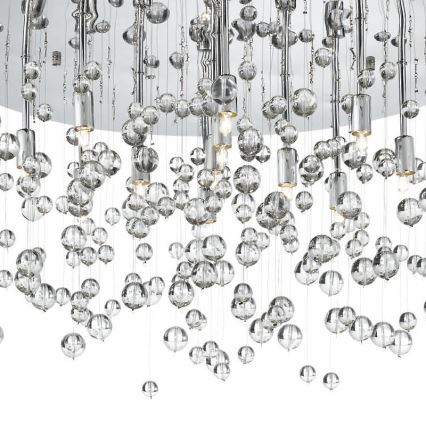 Ideal Lux - LED loftlampe NEVE 8xG9/3W/230V diameter 40,5 cm skinnende krom