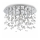 Ideal Lux - LED loftlampe NEVE 8xG9/3W/230V diameter 40,5 cm skinnende krom