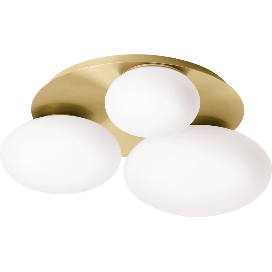 Ideal Lux - LED loftlampe NINFEA 3xGX53/9W/230V guldfarvet
