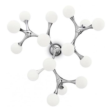 Ideal Lux - LED loftlampe NODINO 15xG9/15W/230V hvid