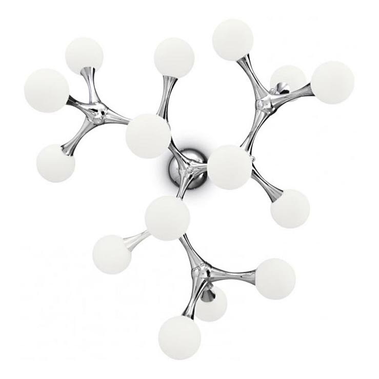 Ideal Lux - LED loftlampe NODINO 15xG9/15W/230V hvid