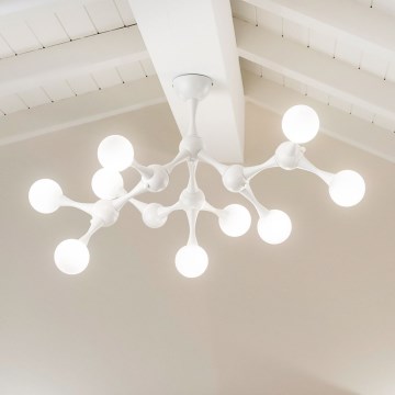 Ideal Lux - LED loftlampe NODINO 9xG9/3W/230V hvid