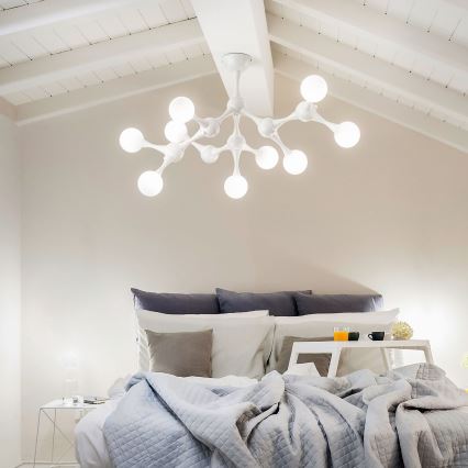Ideal Lux - LED loftlampe NODINO 9xG9/3W/230V hvid