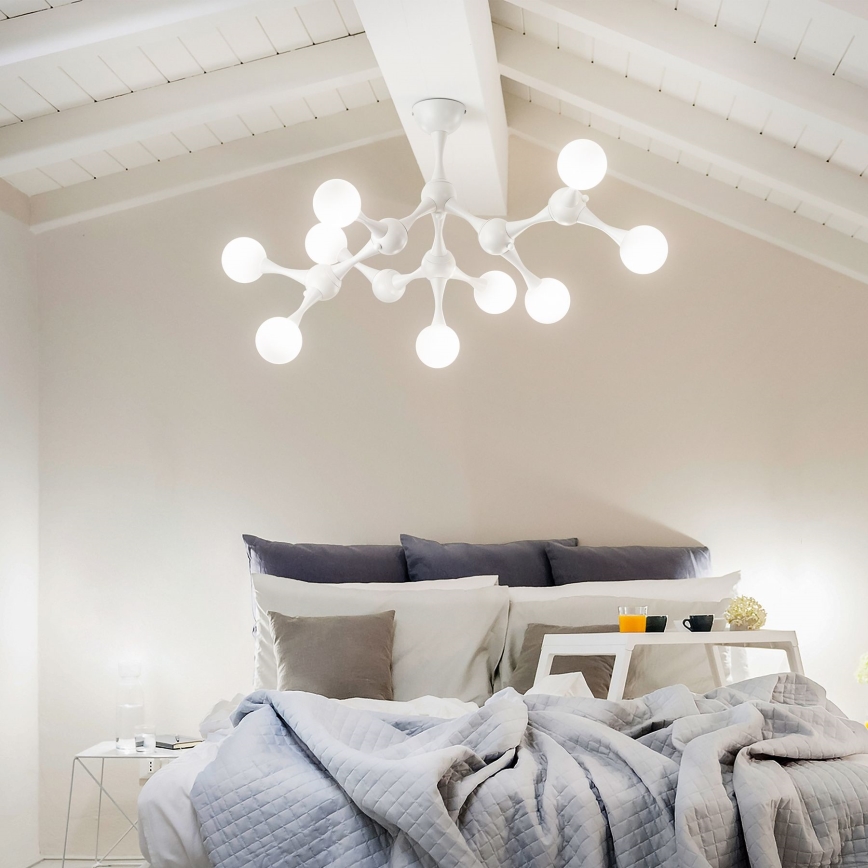 Ideal Lux - LED loftlampe NODINO 9xG9/3W/230V hvid