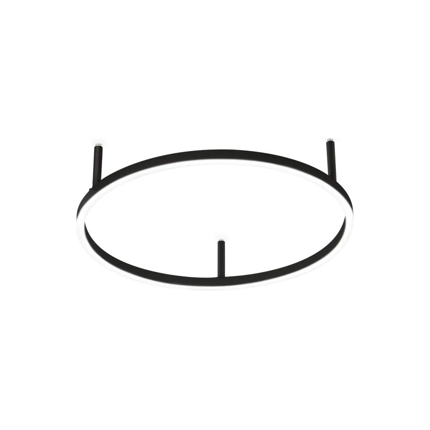 Ideal Lux - LED-loftlampe ORACLE SLIM LED/29W/230V 4000K CRI 90 Ø 50 cm sort