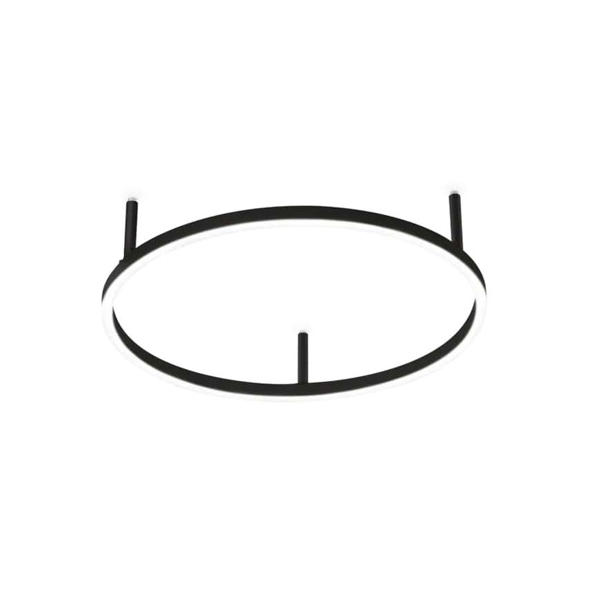 Ideal Lux - LED loftlampe ORACLE SLIM LED/32W/230V 3000K diameter 50 cm sort