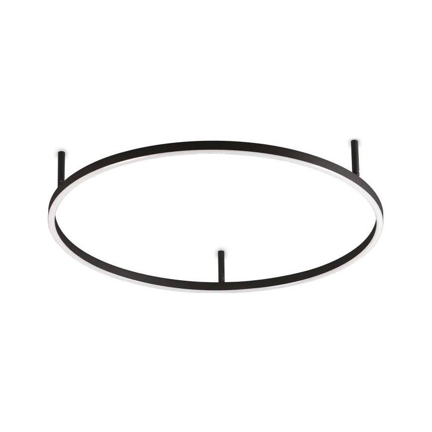 Ideal Lux - LED loftlampe ORACLE SLIM LED/37W/230V 2700K diameter 70 cm sort