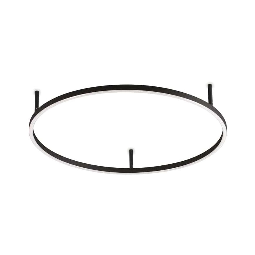 Ideal Lux - LED loftlampe ORACLE SLIM LED/37W/230V 3000K CRI 90 Ø 70 cm sort