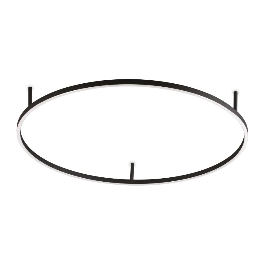 Ideal Lux - LED-loftlampe ORACLE SLIM LED/53W/230V 4000K CRI 90 Ø 90 cm sort