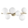 Ideal Lux - LED loftlampe PERLAGE 6xG9/3W/230V 49 cm guldfarvet/hvid