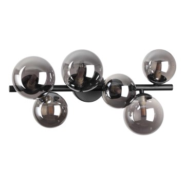 Ideal Lux - LED loftlampe PERLAGE 6xG9/3W/230V 49 cm sort/røget