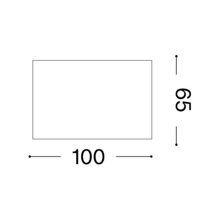 Ideal Lux - LED loftlampe SPIKE 1xGX53/9W/230V guldfarvet
