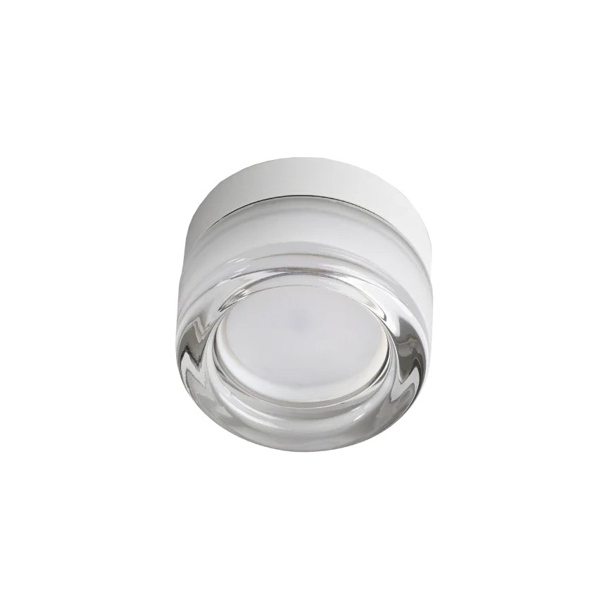 Ideal Lux - LED badeværelsesloftlampe LOLLY 1xGX53/9W/230V Ø 10,5 cm IP44 hvid/klar