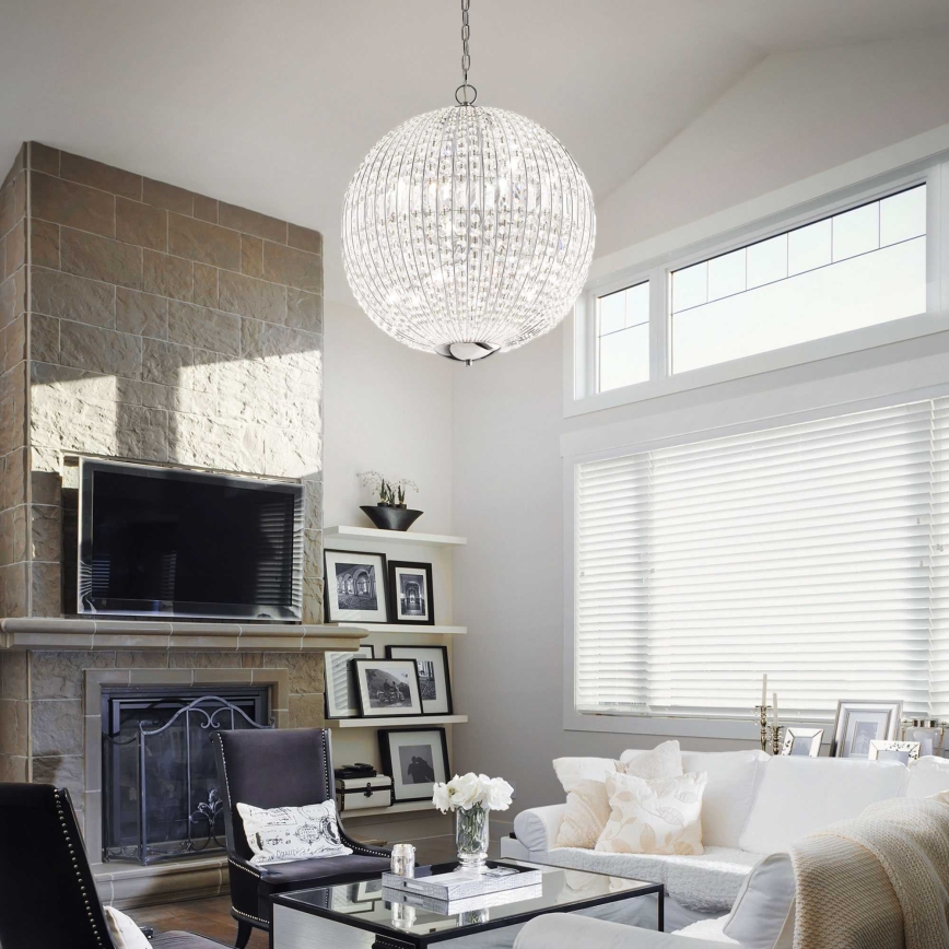 Ideal Lux - LED Lysekrone i krystal m. kædeophæng LUXOR 12xG9/3W/230V diameter 60 cm transparent
