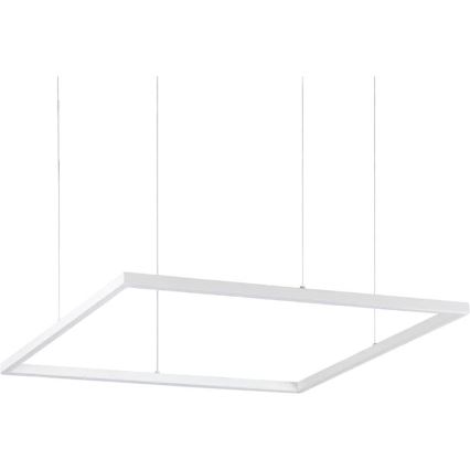 Ideal Lux - LED-pendel på stålwire ORACLE SLIM LED/44W/230V 3000K CRI 90 70x70 cm hvid