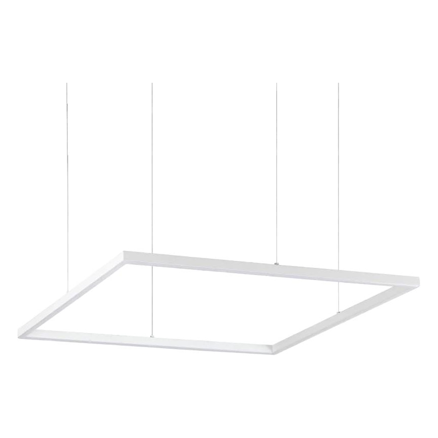 Ideal Lux - LED-pendel på stålwire ORACLE SLIM LED/44W/230V 3000K CRI 90 70x70 cm hvid