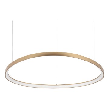 Ideal Lux - LED-lysekrone på wire GEMINI LED/78W/230V 2700K Ø 105 cm CRI 90 messing