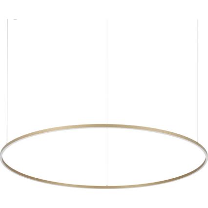 Ideal Lux - LED-pendel med kabel ORACLE SLIM LED/81W/230V 3000K CRI 90 Ø 150 cm guld