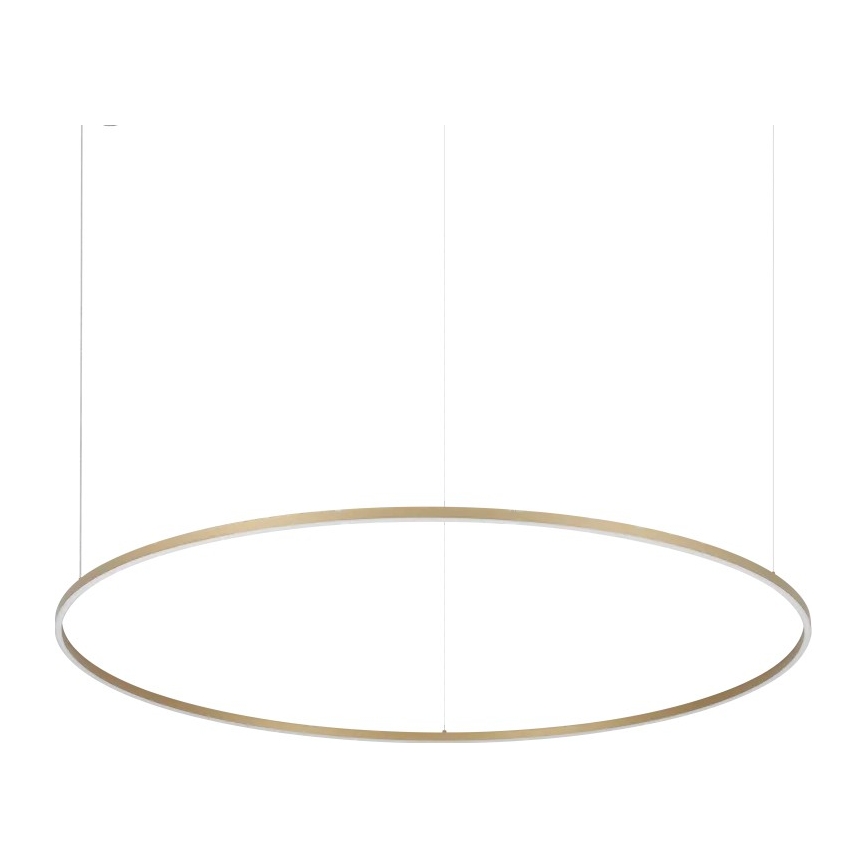 Ideal Lux - LED-pendel med kabel ORACLE SLIM LED/81W/230V 3000K CRI 90 Ø 150 cm guld