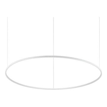 Ideal Lux - LED-lysekrone på wire ORACLE SLIM LED/83 W/230 V 2700 K CRI 90 Ø 150 cm hvid
